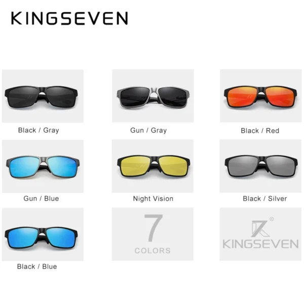 Aluminum Frame Polarized Sunglasses for Men/Woman. - Image 2