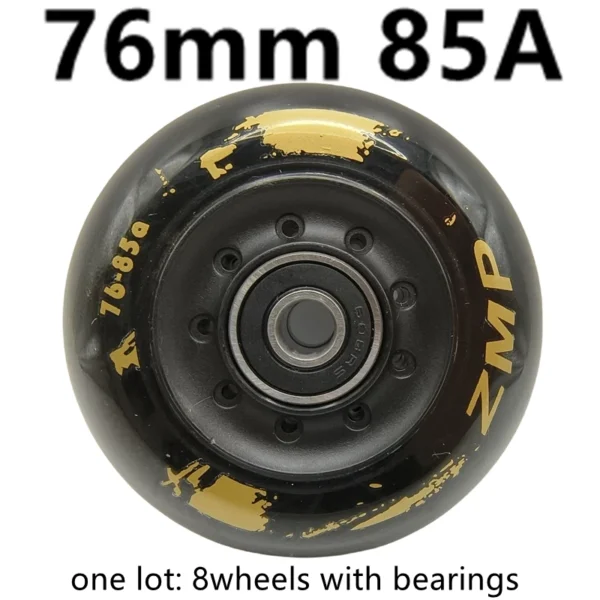 Inline Skate Wheels, Sizes: 72mm 76mm 80mm - 8 wheels/lot - Image 11