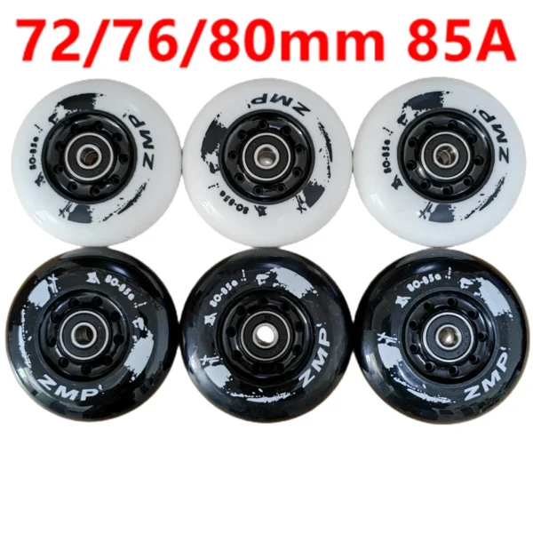 Inline Skate Wheels, Sizes: 72mm 76mm 80mm - 8 wheels/lot