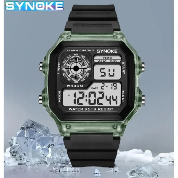 Sports Luminous Multifunction Waterproof  Watch - Seven Clours of light