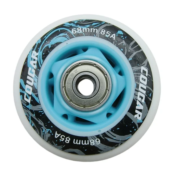 Inline skate wheels - 68mm 68x24mm 85a bearing 608z - 8 wheels/lot - Image 2