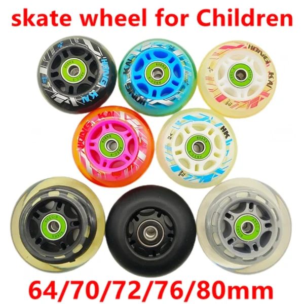 Inline Skates Wheels Sizes 64mm 70mm 72mm 82A 84A - 8 wheels/lot