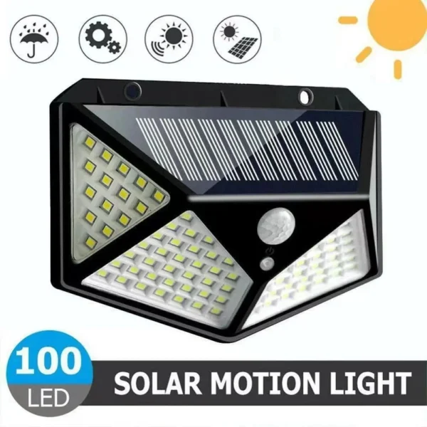 Waterproof Sunlight Powered Spotlight with Motion Sensor