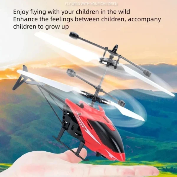 Rechargeable Mini RC Helicopter (No remote control battery） - Image 2