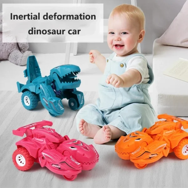 2 IN 1 Dinosaur Deformation Car - Image 2