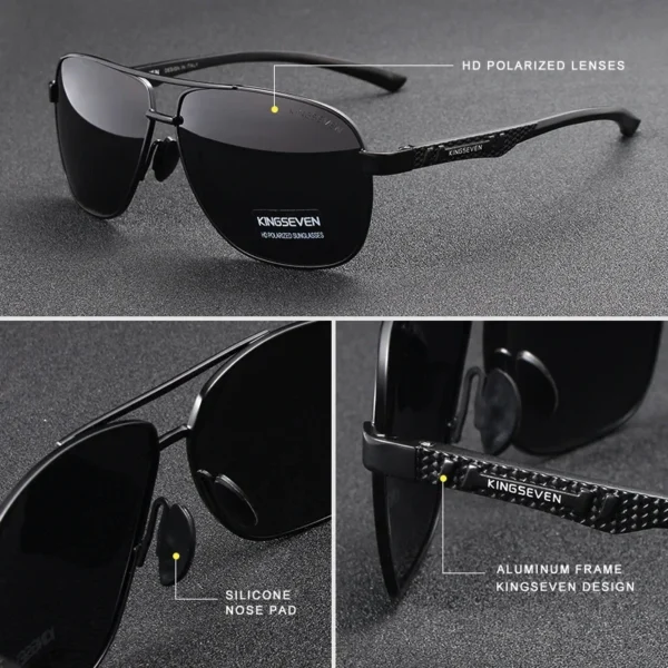 Polarized Aluminum Sunglasses For Men UV400 - Image 5