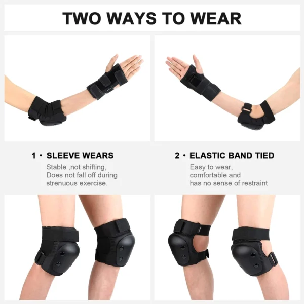 Skates Protection Set For Adults / Kids - 6 in 1 - Image 5