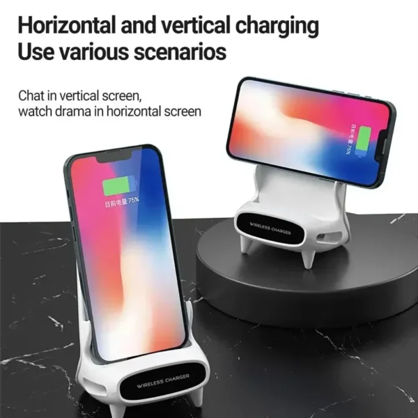 15W Fast Charging Station for iPhone, Samsung S23 Xiaomi Qi - Image 6