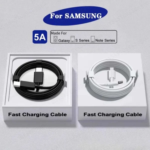 45W Fast Charging Dual USB C Cable - 2PCS - Image 4